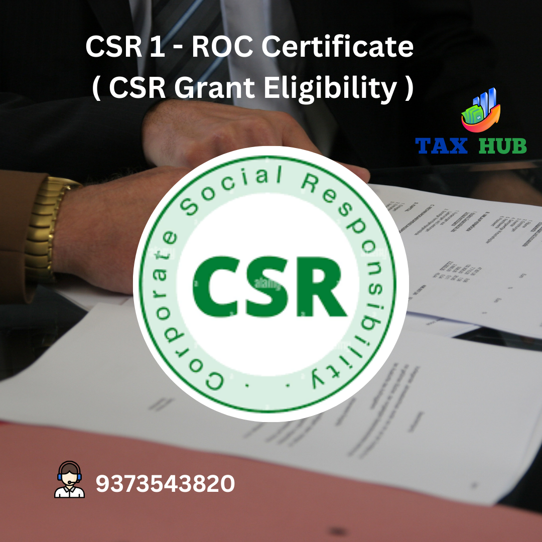CSR 1 - ROC Certificate (CSR Grant Eligibility)